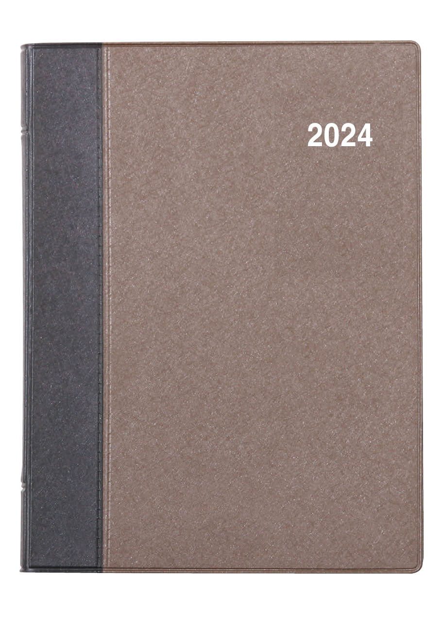 투톤펄(끼움식)[18절] 양장 _ 브라운