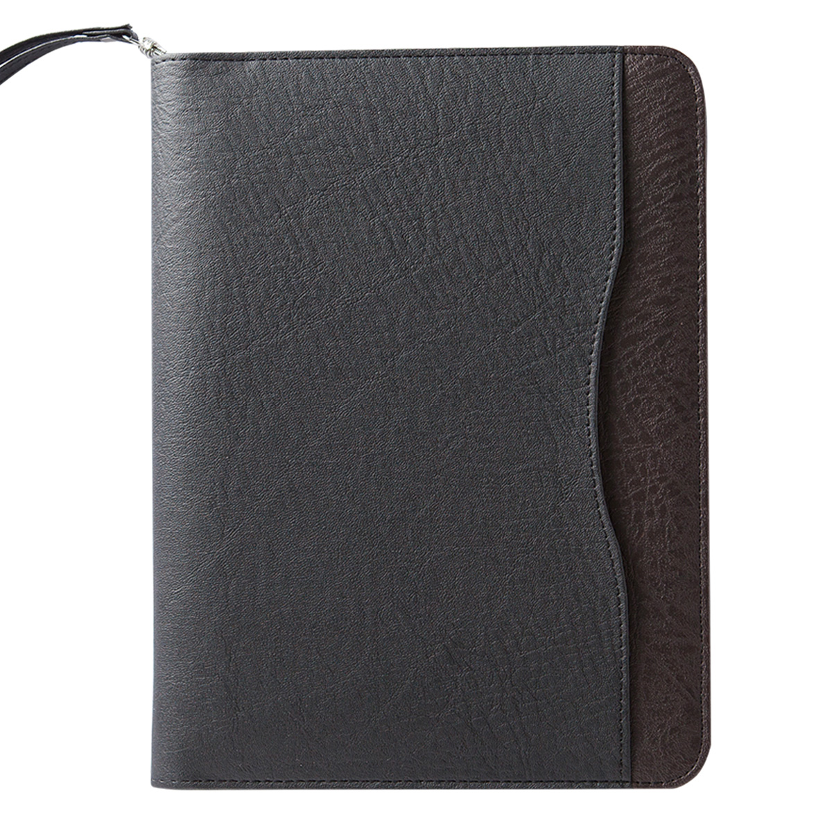 플로리[25절]지퍼시스템-투톤(블랙+브라운)